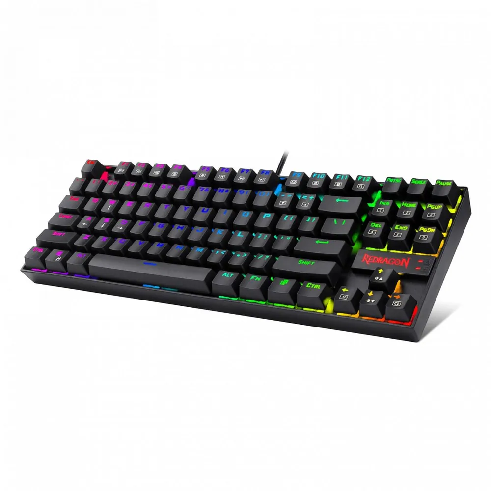Redragon Kumara RGB Backlight Mechanical Gaming Keyboard Brown Switches Black HU – 7. kép