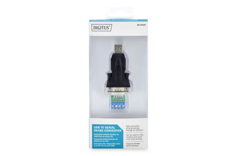 Digitus DA-70157 USB to serial adapter Black – 5. kép