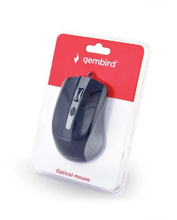 Gembird MUS-4B-01-GB Optical mouse Space Grey/Black – 3. kép