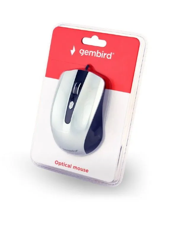Gembird MUS-4B-01-BS Optical mouse Black/Silver – 3. kép