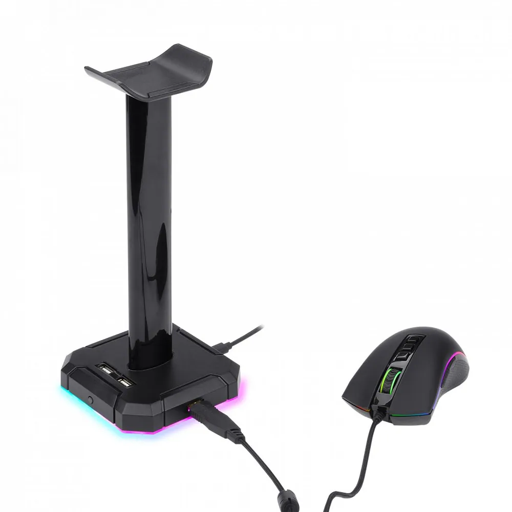 Redragon Scepter Pro Headset Stand RGB Állvány Black – 4. kép