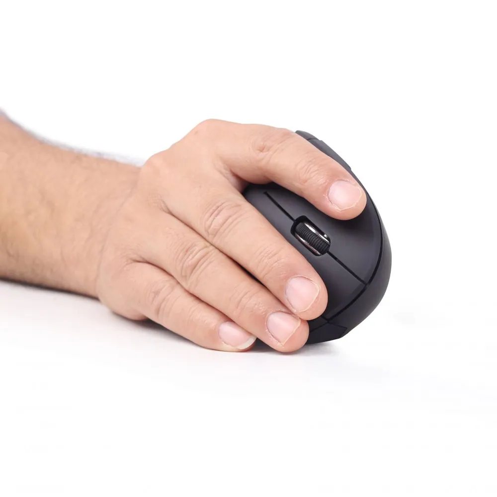 Gembird MUSW-ERGO-01 Ergonomic wireless mouse Black – 3. kép