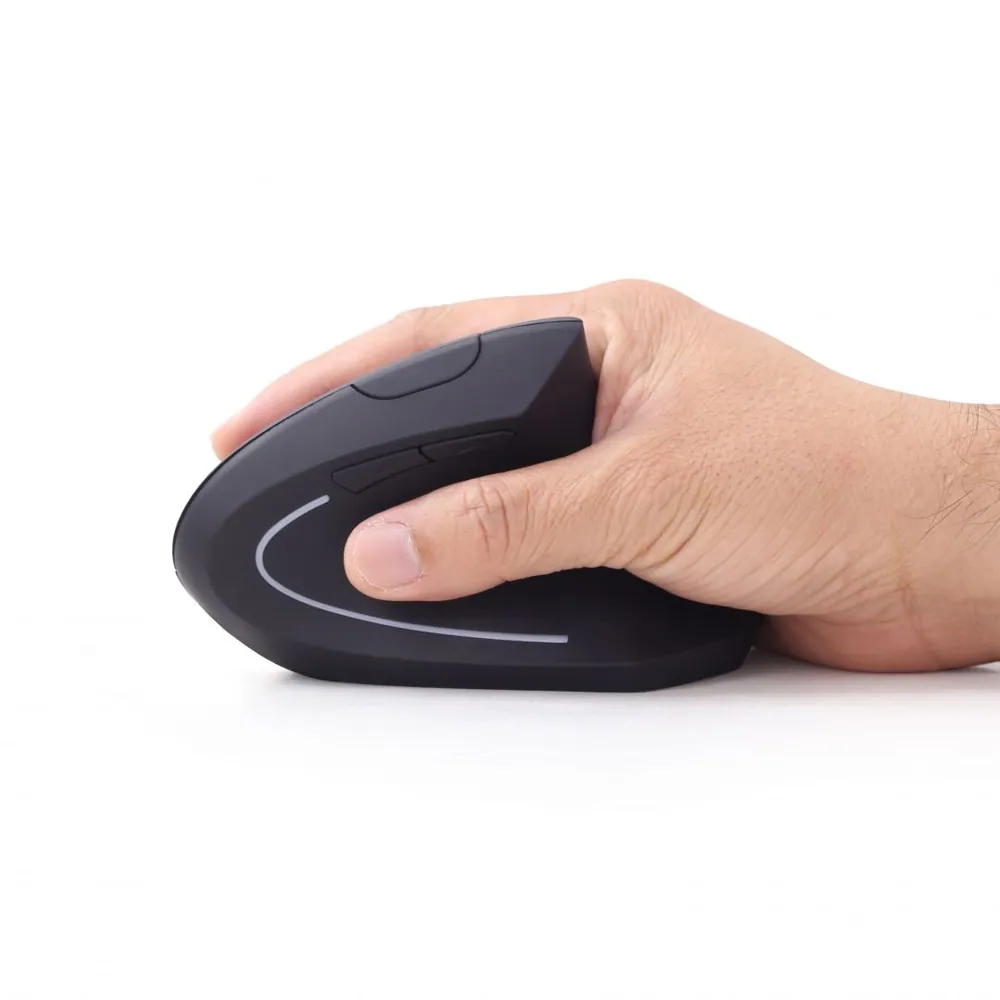 Gembird MUSW-ERGO-01 Ergonomic wireless mouse Black – 4. kép