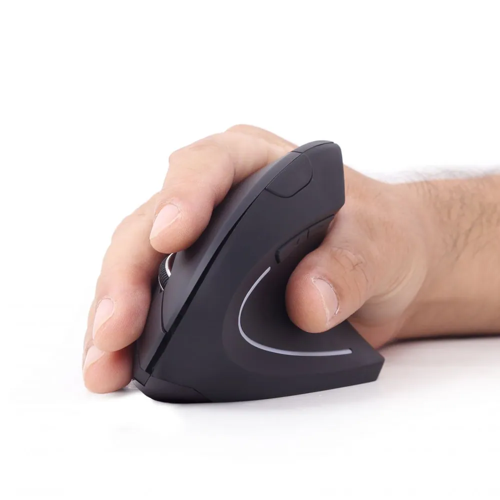 Gembird MUSW-ERGO-01 Ergonomic wireless mouse Black – 6. kép