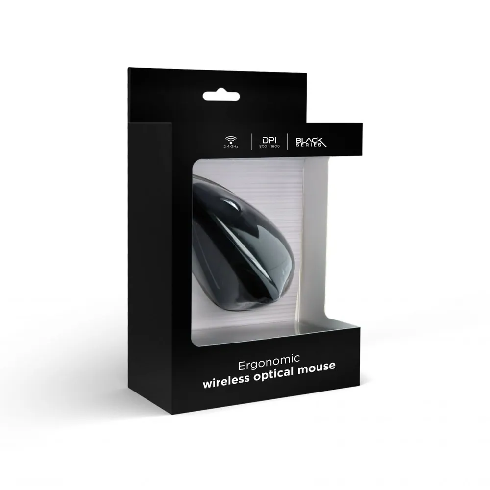 Gembird MUSW-ERGO-01 Ergonomic wireless mouse Black – 8. kép