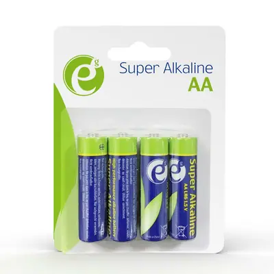 Gembird AA Alkáli Elem 4db/csomag – 2. kép