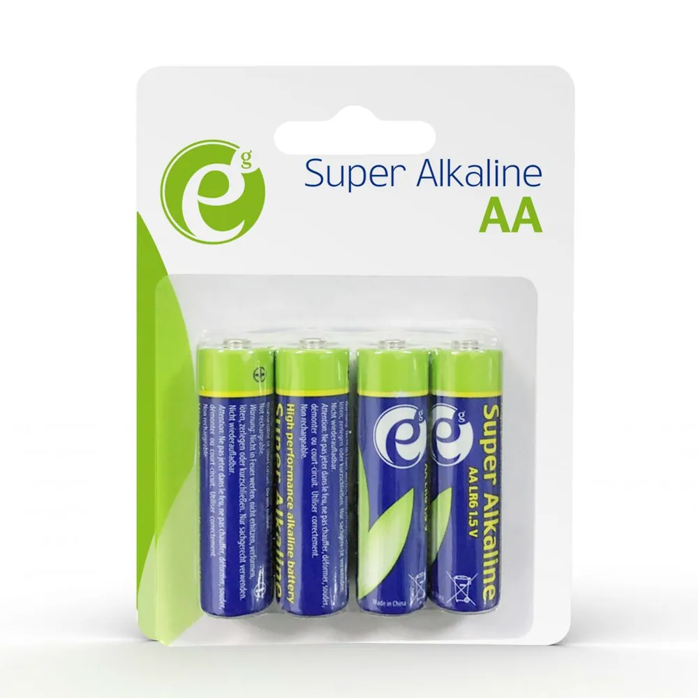 Gembird AA Alkáli Elem 4db/csomag – 2. kép