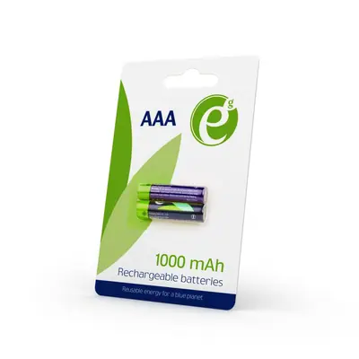 Gembird 1000mAh AAA Ni-MH akkumulátor 2db/csomag – 2. kép