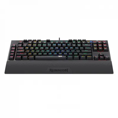 Redragon Vishnu RGB Wireless/Wired Brown Mechanical Gaming Keyboard Black HU – 2. kép