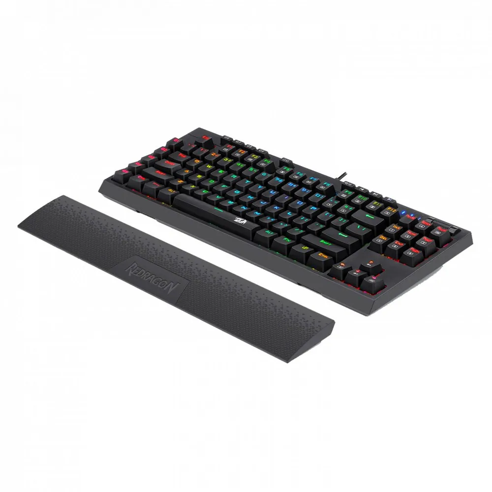Redragon Vishnu RGB Wireless/Wired Brown Mechanical Gaming Keyboard Black HU – 5. kép