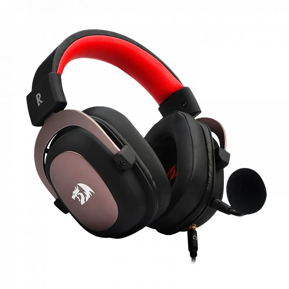 Redragon Zeus 7.1 Gaming Headset Black/Red – 3. kép