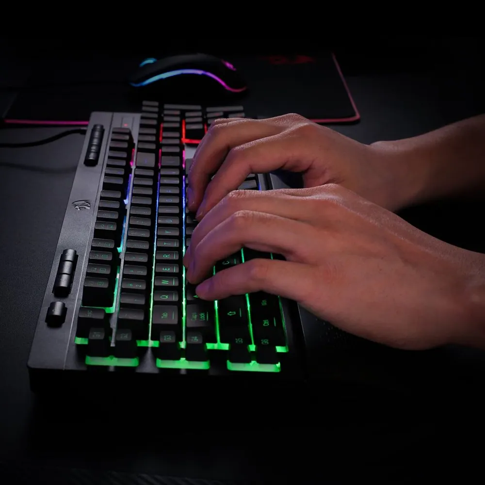 Redragon Shiva RGB Membrane Gaming Keyboard Black HU – 7. kép