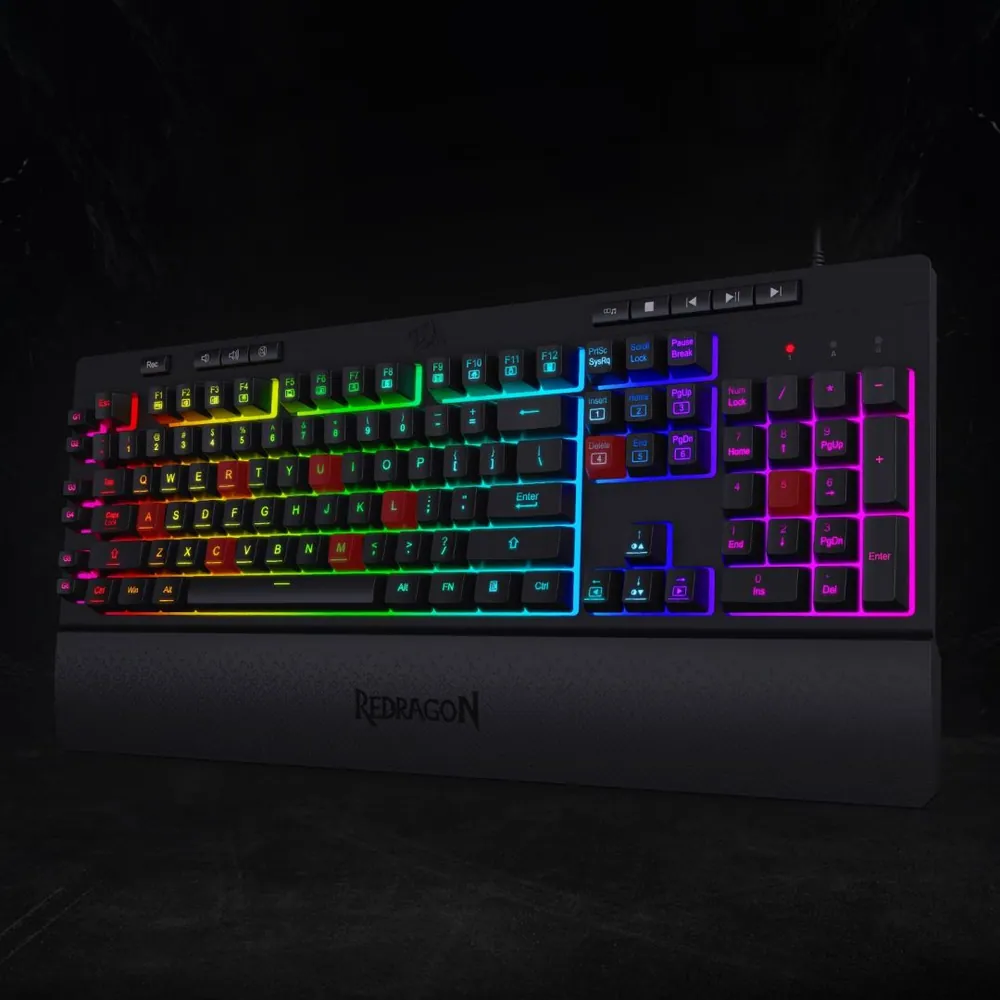 Redragon Shiva RGB Membrane Gaming Keyboard Black HU – 8. kép