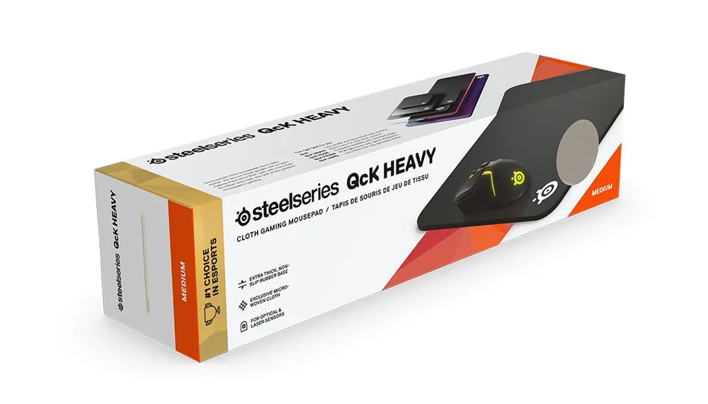 Steelseries Qck Heavy (Medium) 2020 Edition Cloth Gaming Egérpad Black – 3. kép