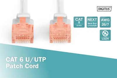 Digitus CAT6 U-UTP Patch Cable 0,5m Grey – 2. kép