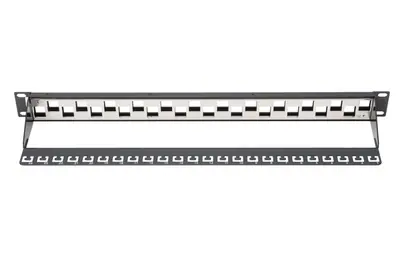 Digitus 24-port Patch Panel 1U Black – 2. kép