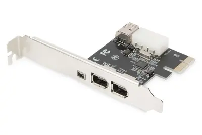 Digitus IEEE 1394a Interface Card, PCIexpress, 3 Port – 2. kép