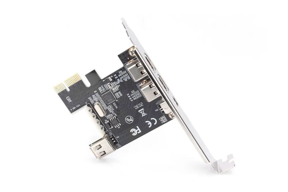 Digitus IEEE 1394a Interface Card, PCIexpress, 3 Port – 5. kép