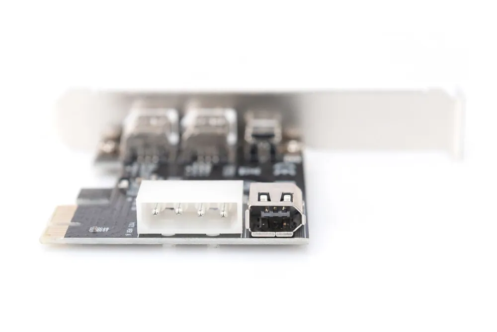 Digitus IEEE 1394a Interface Card, PCIexpress, 3 Port – 6. kép
