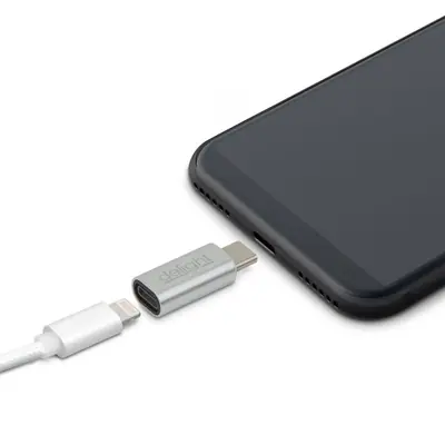Delight USB Type-C - iPhone Lightning adapter Silver – 2. kép