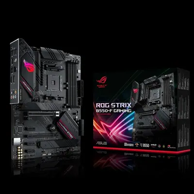 Asus Alaplap - AMD ROG STRIX B550-F GAMING AM4 (B550, 4xDDR4 4800MHz, 6xSATA3, 2x M.2, HDMI+DP)