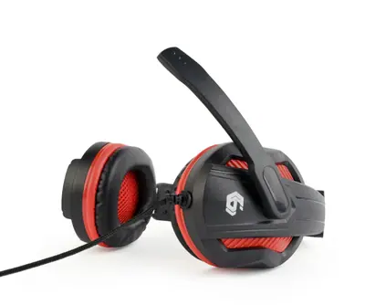 Gembird GHS-03 Gaming Headset Matte Black/Red – 2. kép