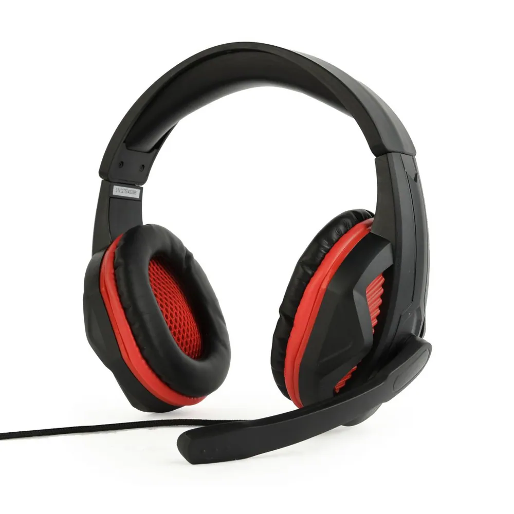 Gembird GHS-03 Gaming Headset Matte Black/Red – 3. kép