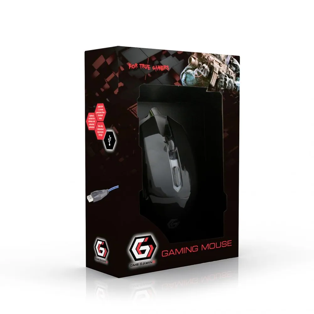 Gembird MUSG-001-G Gamer Black/Green – 4. kép