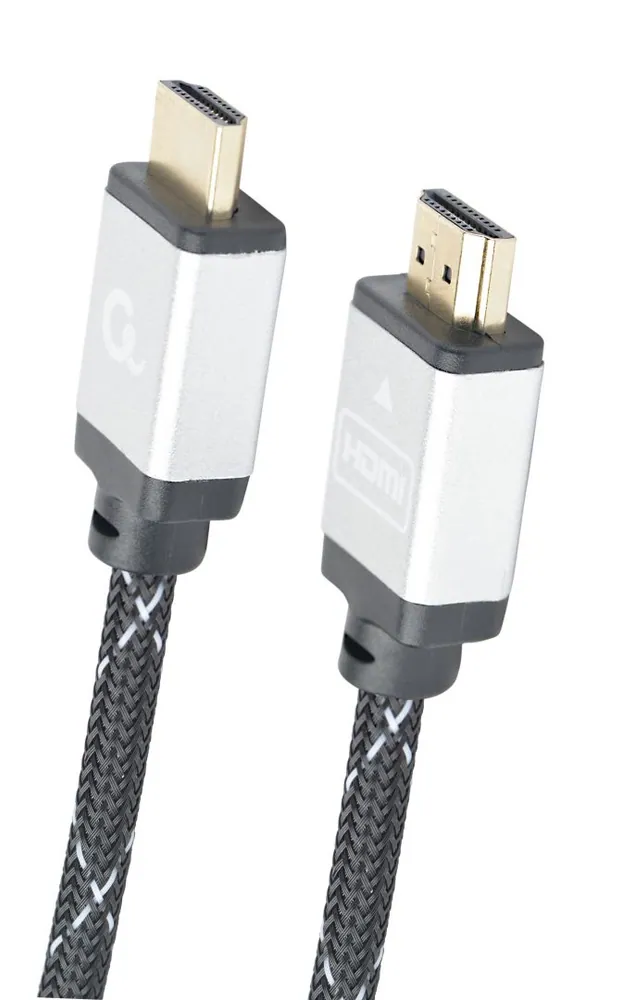 Gembird CCB-HDMIL-1.5M High speed HDMI with Ethernet Select Plus Series cable 1,5m Black/Grey – 2. kép