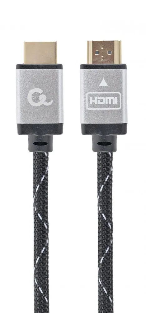 Gembird CCB-HDMIL-1.5M High speed HDMI with Ethernet Select Plus Series cable 1,5m Black/Grey – 3. kép
