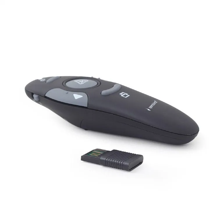 Gembird WP-L-01 Wireless Presenter Red Laser Black – 3. kép