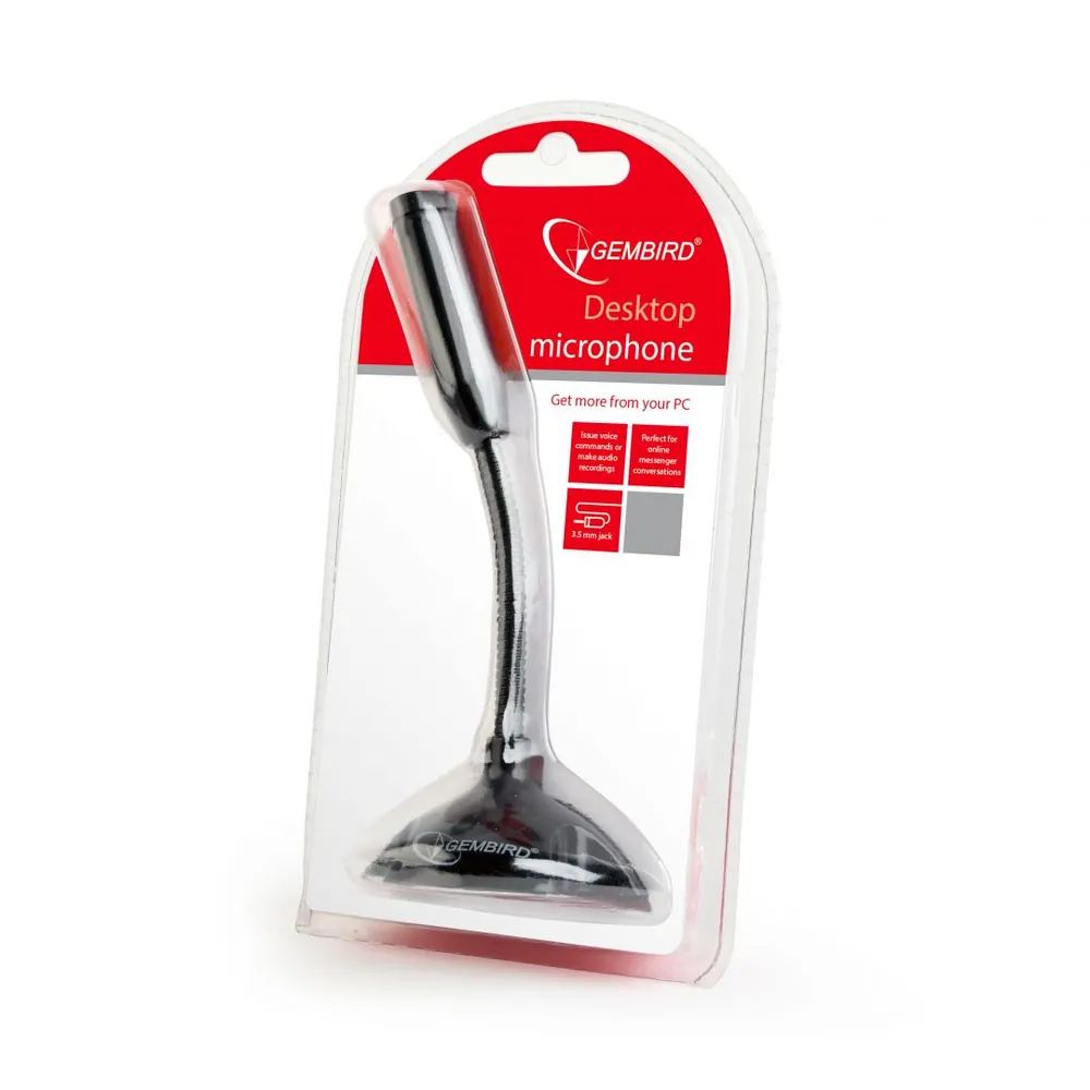 Gembird MIC-D-02 Desktop microphone Black – 2. kép