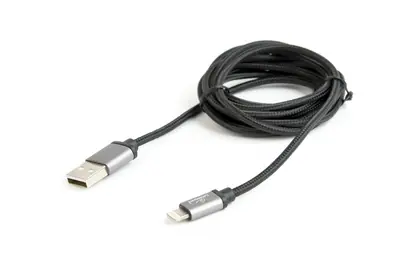 Gembird CCB-mUSB2B-AMLM-6 USB2.0 - Lightning cable 1,8m Black – 2. kép