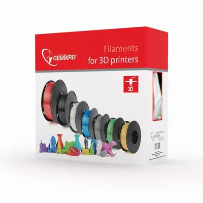 Gembird 3DP-PLA1.75-01-Y Filament PLA Yellow 1,75mm 1kg – 2. kép