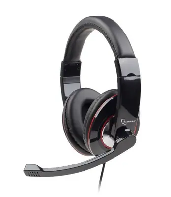 Gembird MHS-U-001 Headset Glossy Black – 2. kép