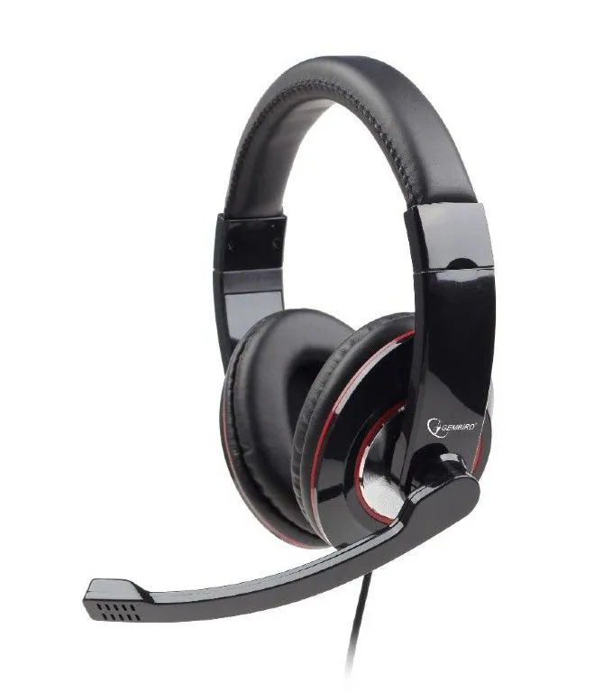 Gembird MHS-U-001 Headset Glossy Black – 2. kép