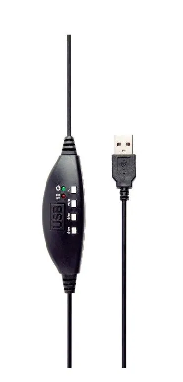 Gembird MHS-U-001 Headset Glossy Black – 5. kép