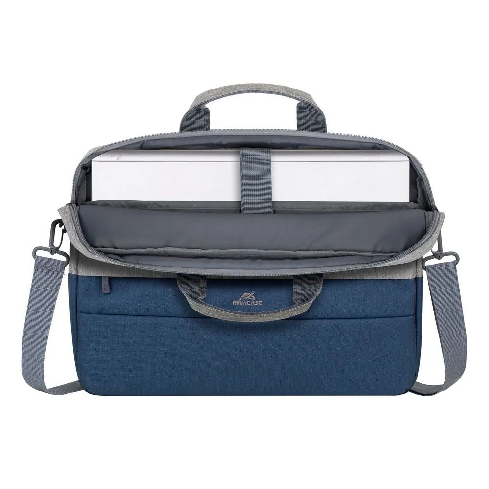RivaCase 7532 Anti-theft Laptop Bag 15,6" Grey/Dark Blue – 10. kép