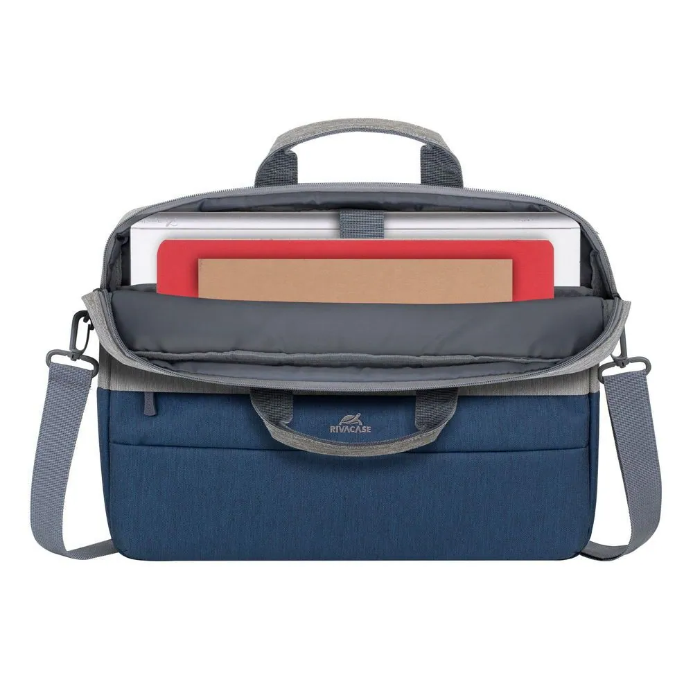 RivaCase 7532 Anti-theft Laptop Bag 15,6" Grey/Dark Blue – 11. kép