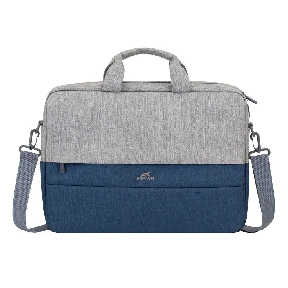 RivaCase 7532 Anti-theft Laptop Bag 15,6" Grey/Dark Blue – 2. kép
