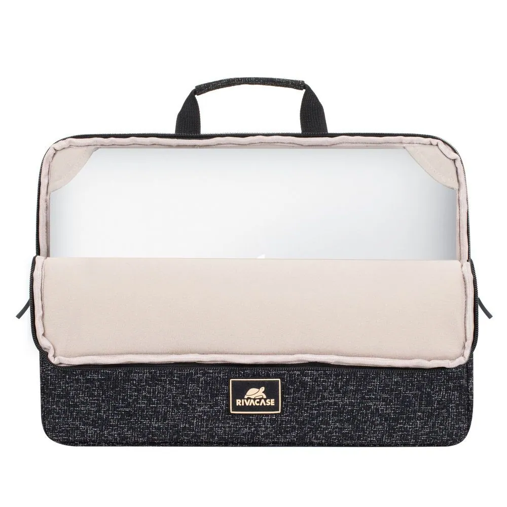 RivaCase 7915 Laptop Sleeve With Handles 15,6" Black – 6. kép