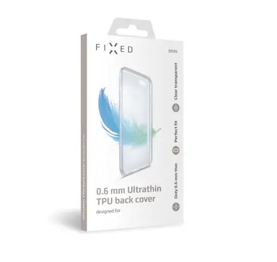 FIXED Ultravékony TPU gel hátlapi tok Apple iPhone 11-hez, 0.6 mm, átlátszó
