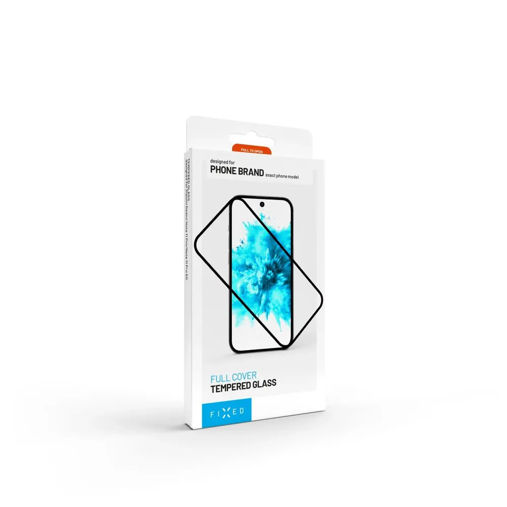 FIXED teljes képernyőt védő 2,5D edzett üveg Samsung Galaxy A12 telefonhoz, fekete – 10. kép