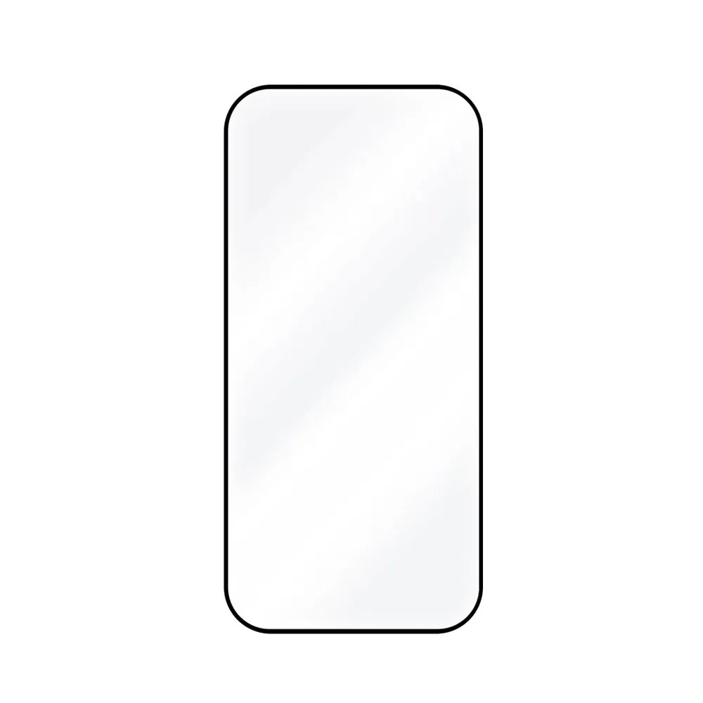 FIXED teljes képernyőt védő 2,5D edzett üveg Samsung Galaxy A12 telefonhoz, fekete – 2. kép