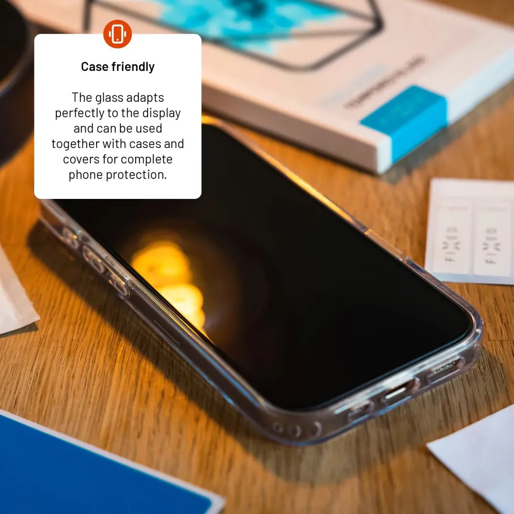 FIXED teljes képernyőt védő 2,5D edzett üveg Samsung Galaxy A12 telefonhoz, fekete – 8. kép