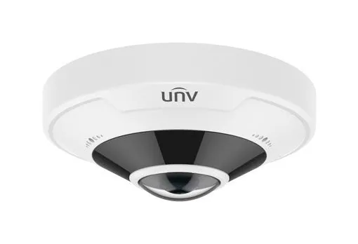 Uniview Pro 4K (12MP) halszem dómkamera, 1.8mm fix objektívvel, mikrofonnal és hangszóróval – 2. kép