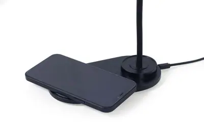 Gembird TA-WPC10-LED-01-MX Desk Lamp with Wireless Charger 10W Black – 2. kép