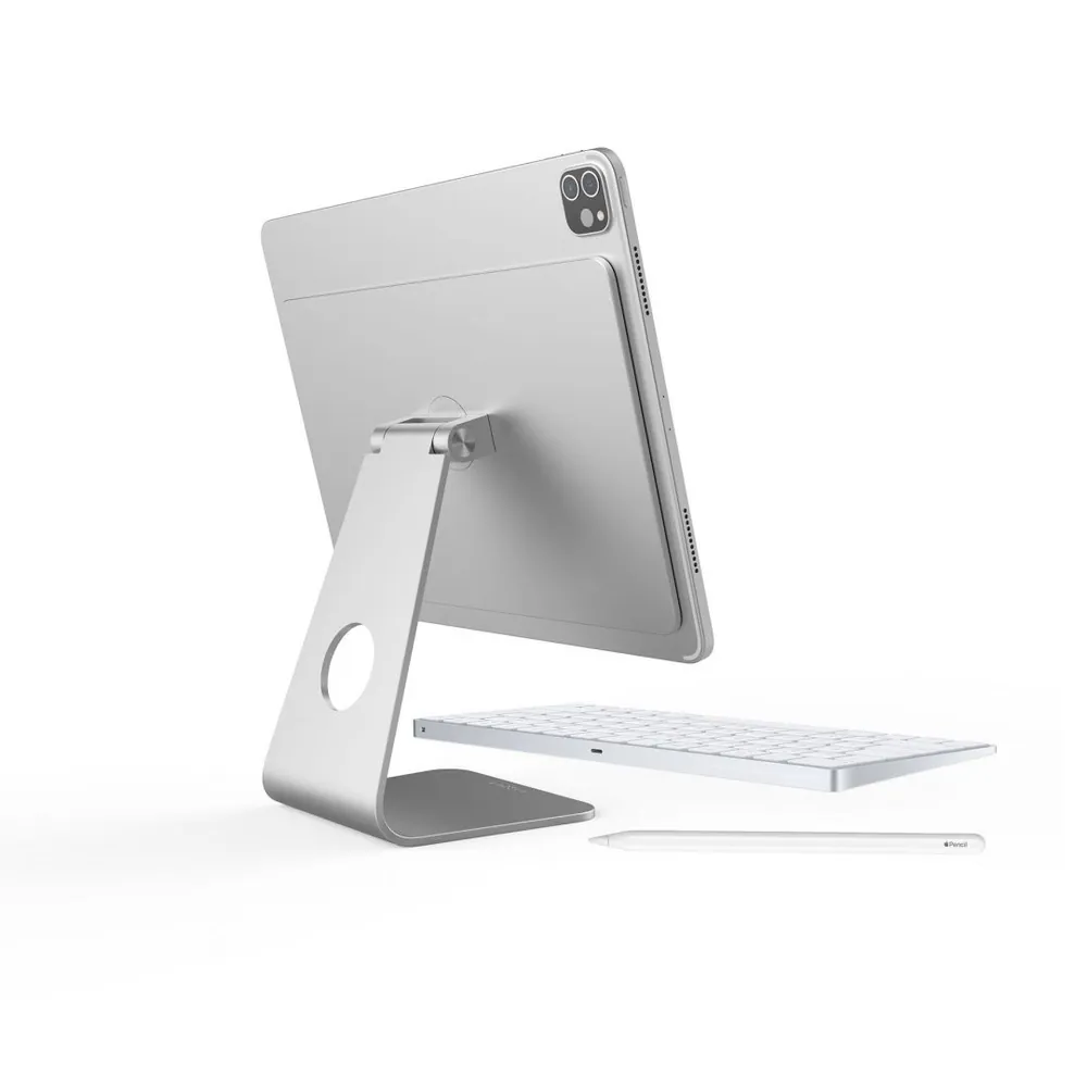 FIXED alumínium mágneses állvány Apple iPad Pro 12.9" (2018/2020/2021) ezüst – 4. kép