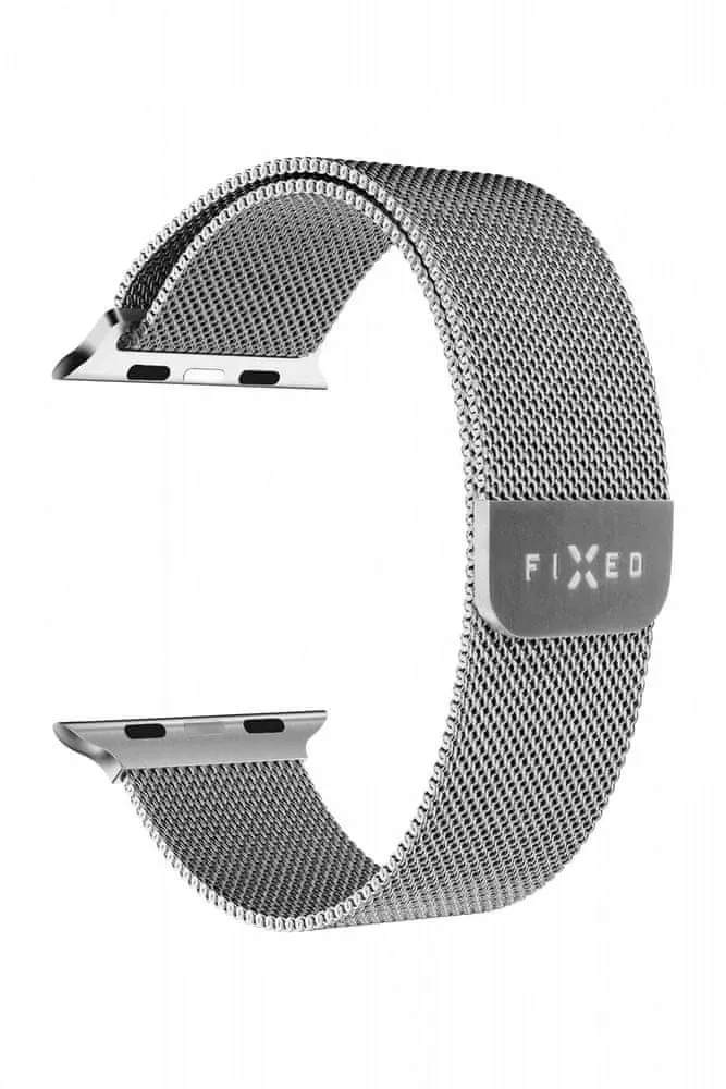 FIXED szíj rozsdamentes hálóval Apple Watch 38/40mm órához, ezüst – 2. kép