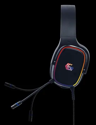 Gembird USB 7.1 Surround Gaming Headset with RGB Black – 2. kép